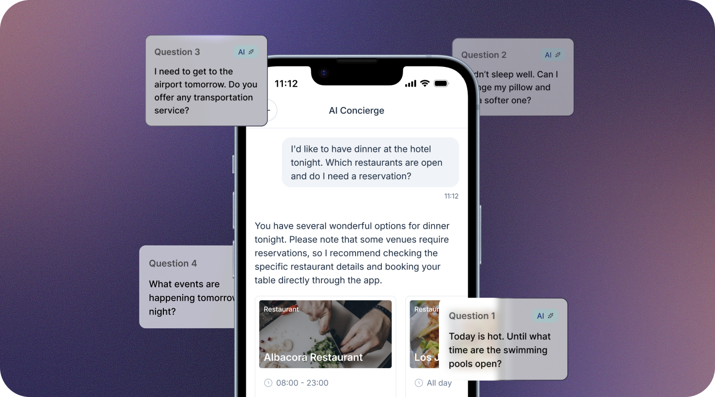 AI Concierge for Hotels | Hotel AI Chatbot | STAY