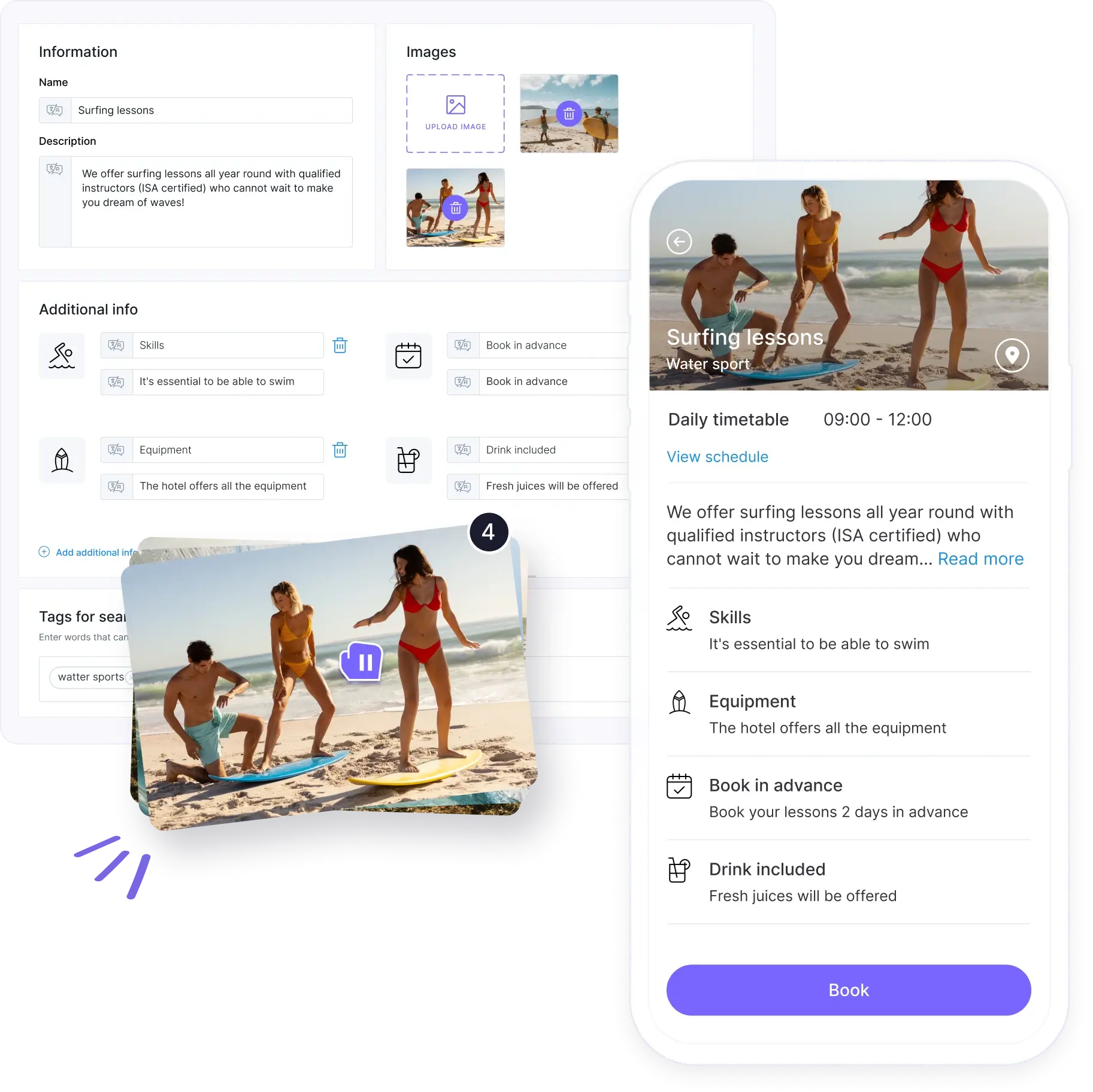 Actualiza el contenido de tu hotel