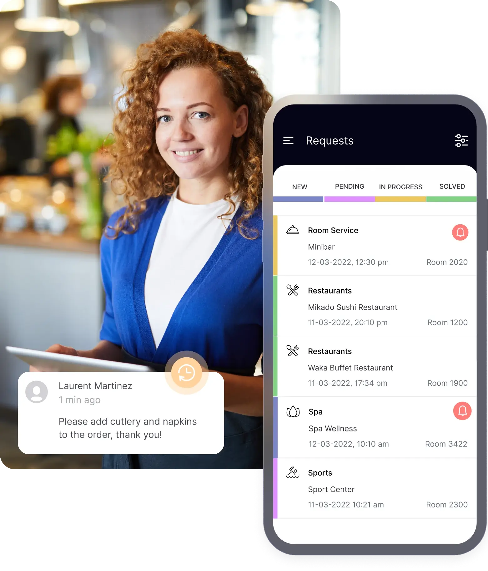 App para el staff del hotel
